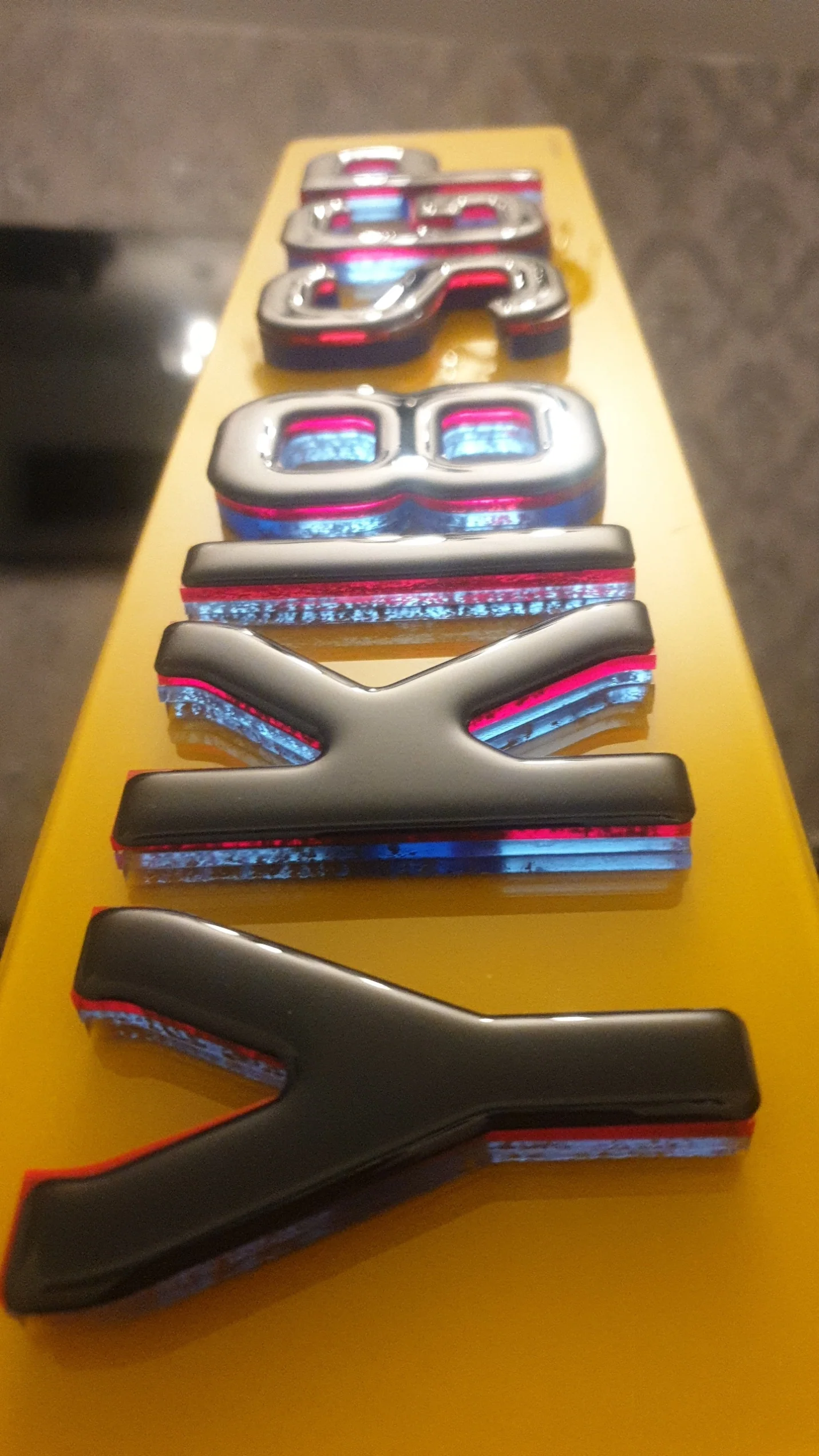 4D 5D 9MM 'M Sport' Styling Gel Number Plates - Image 3